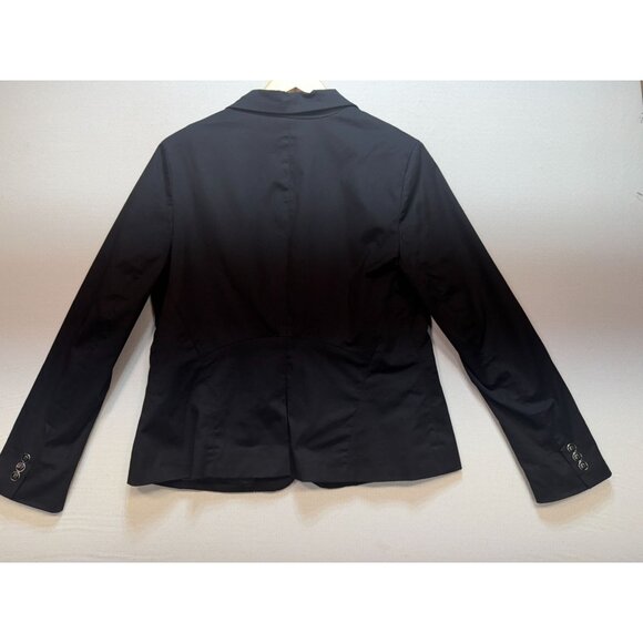 7th Avenue New York & Company Womens Blazer Size 14 Black Double Button Workwear - Picture 8 of 10
